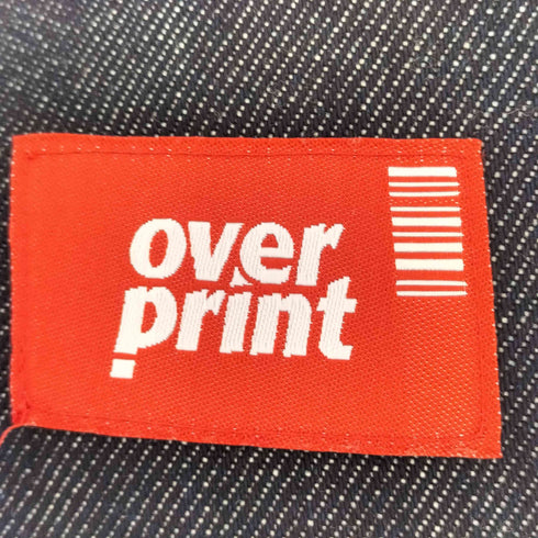 オーバープリント OVER PRINT Patch Denim pants メンズ  LL